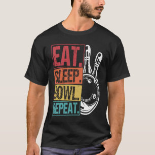 Camiseta Beco da Boliche da Equipe de Greve de Pino de bola