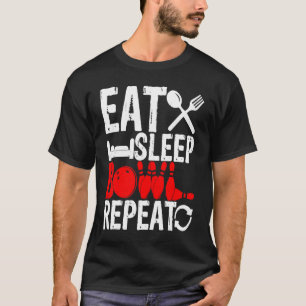 Camiseta Beco da Boliche da Equipe de Greve de Pino de bola