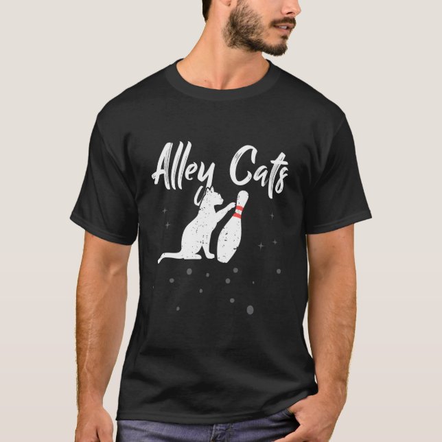 Camiseta Beco Gato Funny Bowler Boliche (Frente)