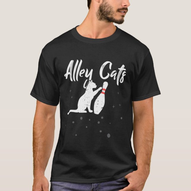 Camiseta Beco Gato Funny Bowler Boliche (Frente)