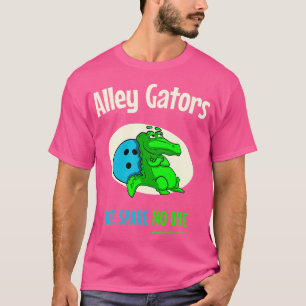 Camiseta Beco Gator Funny Boliche Team Bowler Pin Humor