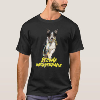Camiseta Become Ungovernable Libertarian Dog Leash Mouth M