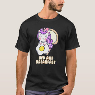 Camiseta Bed and    BreakfastFable Unicorn Girl Unicorn Bir