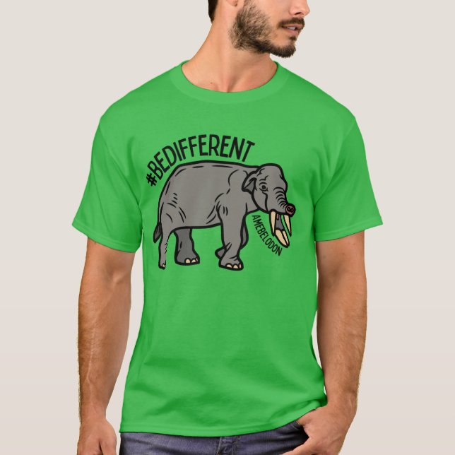 Camiseta #BeDifferent Amebelodon T-Shirt (Frente)