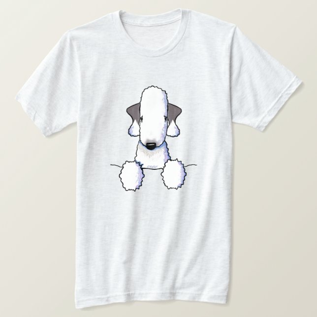 Camiseta Bedlington Terrier (Frente do Design)