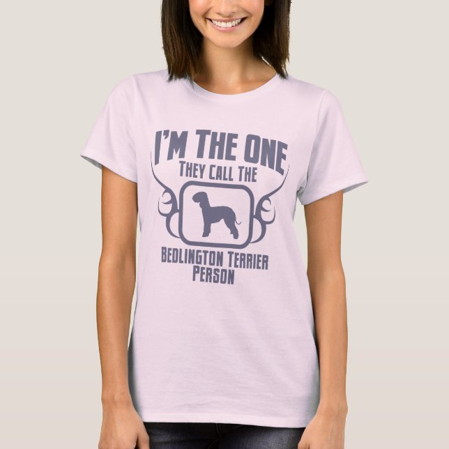 Camiseta Bedlington Terrier (Frente)