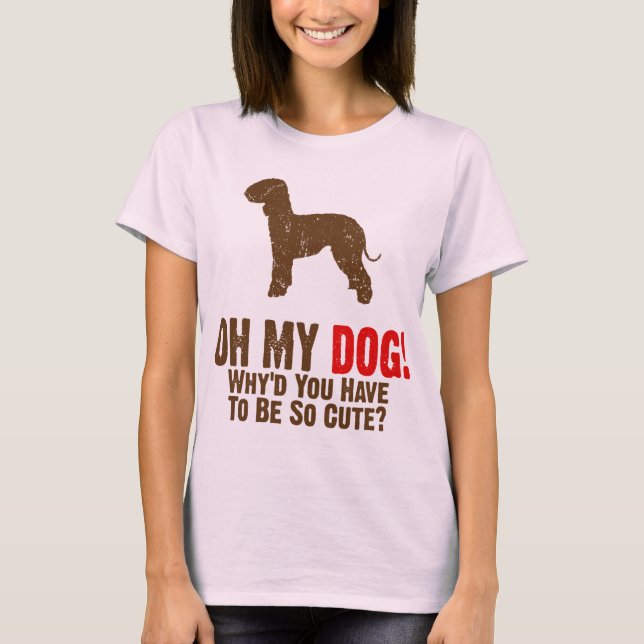 Camiseta Bedlington Terrier (Frente)