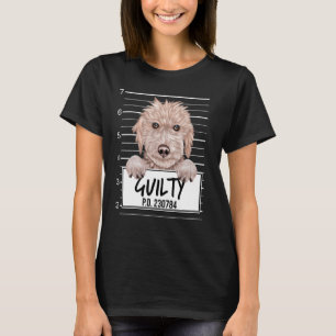 Camiseta Bedlington Terrier Mugshot Guilty Dog