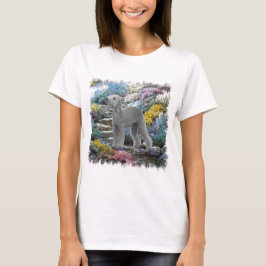 Camiseta Bedlington Terrier Summer Garden Art