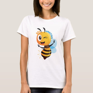 Camiseta Bee Amazing – Abelha Melífera Inspiradora