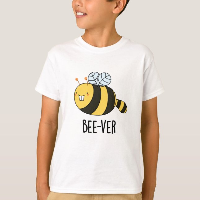 Camiseta Bee Bee Beaver Animal Bee Pun (Frente)