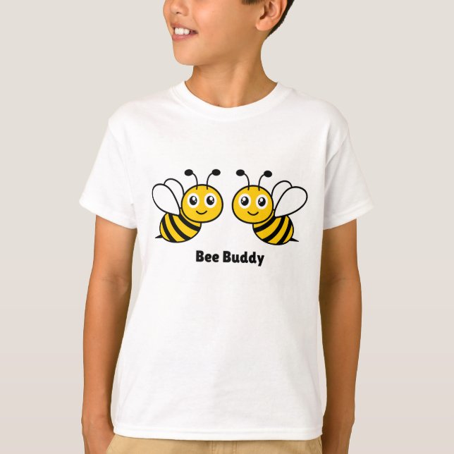 Camiseta Bee Buddy T-Shirt Mostre seu amor pela ABE (Frente)