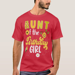 Camiseta Bee Bumblebee Girl Birthday Hive Sweet 1rua Party