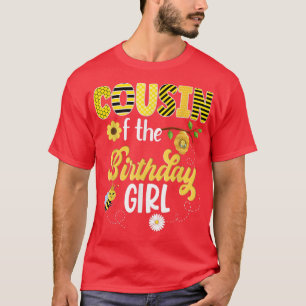 Camiseta Bee Bumblebee Girl Birthday Hive Sweet 1rua Party