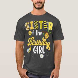 Camiseta Bee Bumblebee Girl Birthday Hive Sweet 1st Party M