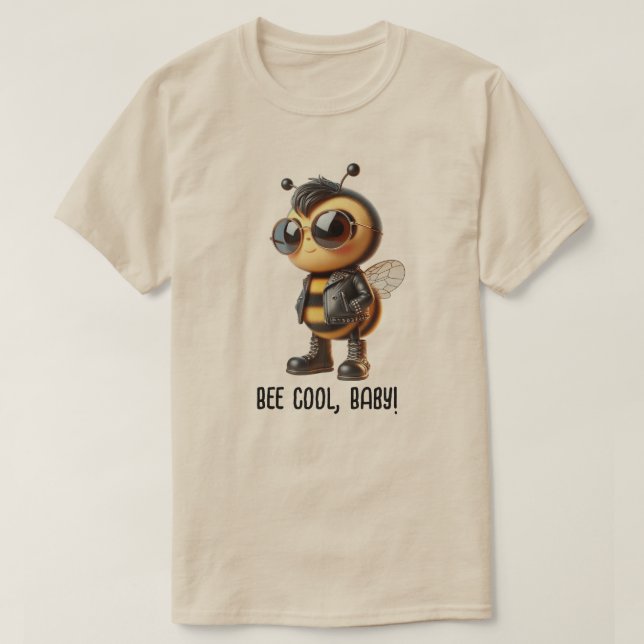 Camiseta Bee Cool, Baby! (Frente do Design)
