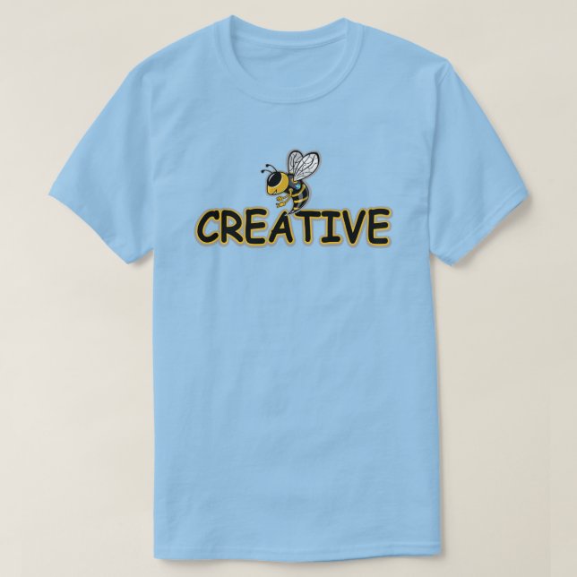 CAMISETA BEE CREATIVE  (Frente do Design)