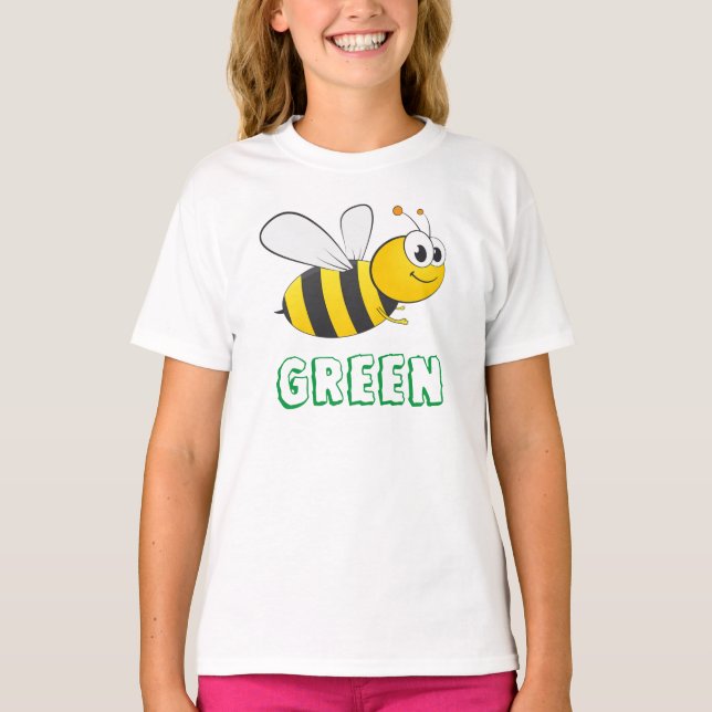 Camiseta Bee Green (Frente)