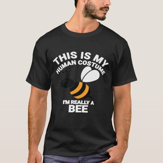 Camiseta Bee  Halloween Costume Beekeeper (Frente)
