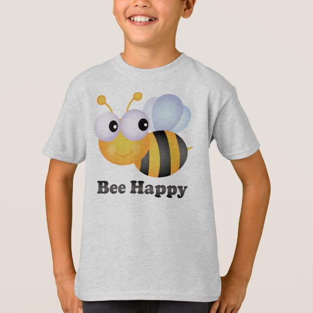 Camiseta Bee Happy (Frente)