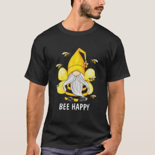 Camiseta Bee Happy Bee Gnomo Primavera