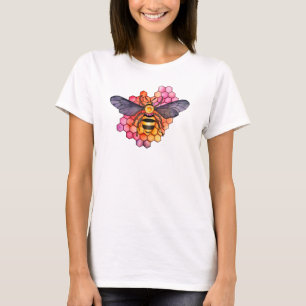 Camiseta Bee Honeycomb