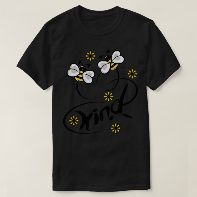 Camiseta Bee Kind (Frente do Design)