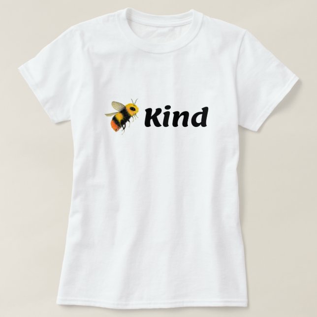 Camiseta Bee Kind (Frente do Design)