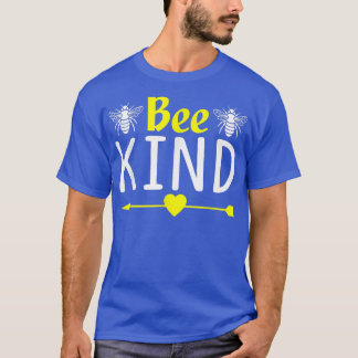 Camiseta Bee Kind Engraçado Novidade de desenhos animados p