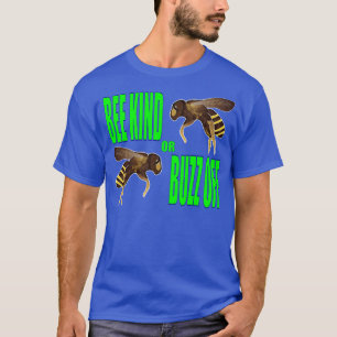 Camiseta Bee Kind ou Buzz Off Detailed Bees Verde limão Fon
