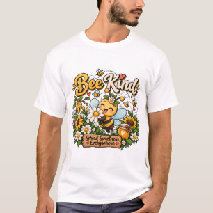 Camiseta Bee Kind Spread Sweetness Design