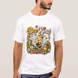 Camiseta Bee Kind Spread Sweetness Design