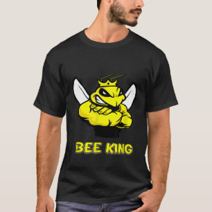 Camiseta Bee King Save Bees Estilo Retro Estilo Clima Flor 