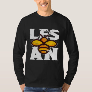 Camiseta Bee Lesbian Lgbt Orgulho gay Vintage Design