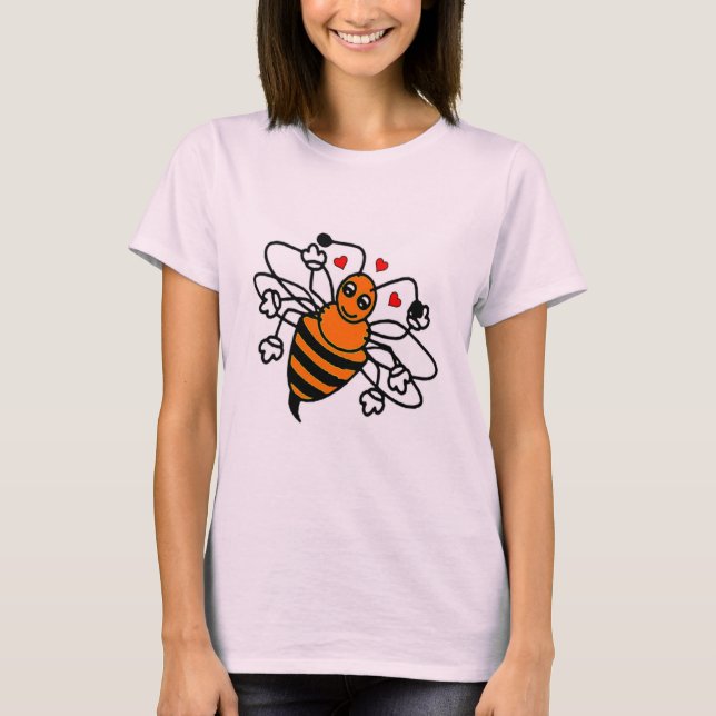 Camiseta Bee Love T-Shirt (Frente)