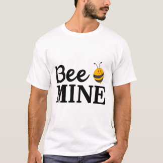 Camiseta Bee Mine Valentine – Amor com Trocadilho