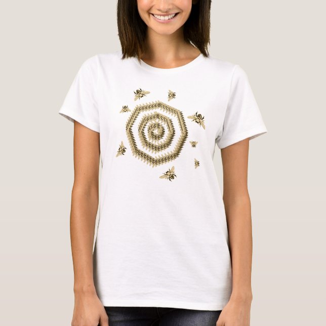 CAMISETA BEE-OMETRY (Frente)