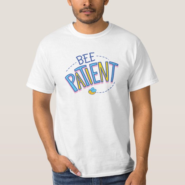 CAMISETA BEE PATIENT (Frente)