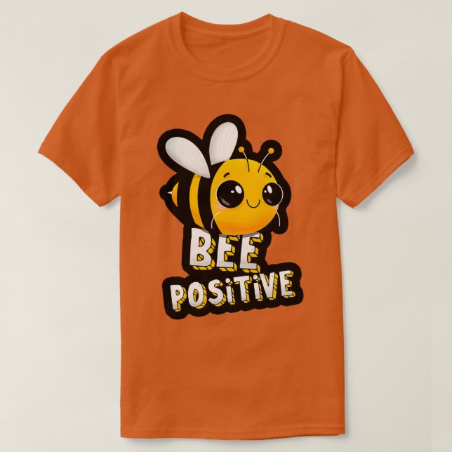CAMISETA BEE POSITIVA (Frente do Design)