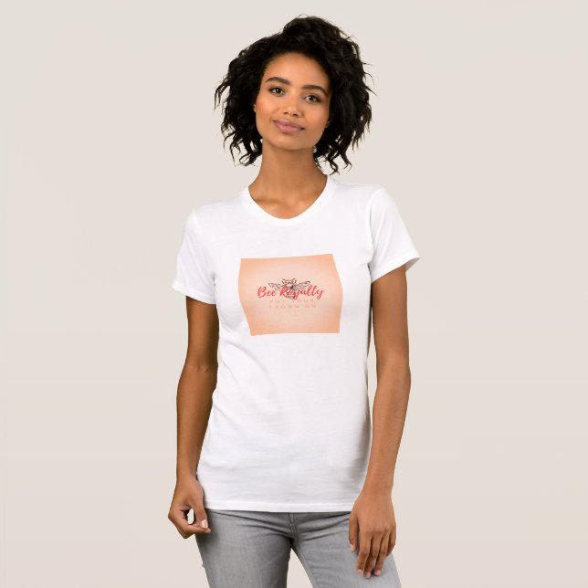 Camiseta Bee Royalty (Sangria) (Frente Completa)