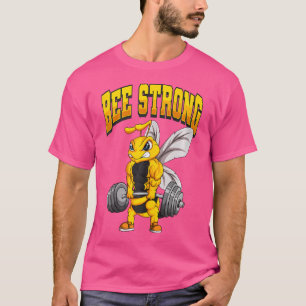 Camiseta Bee Strong Gym Malhação Bodybuilding