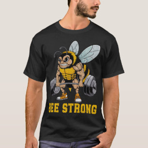 Camiseta Bee Strong - Tee Malhação Engraçado
