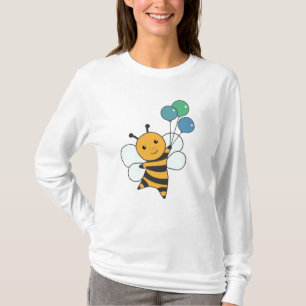 Camiseta Bee Sumsi Balões Animais Engraçados Abelhas de mel