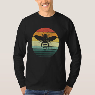 Camiseta Bee Sunset Retro Vintage Beekeeper