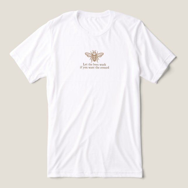Camiseta Bee Tri-Blend (Design frontal)