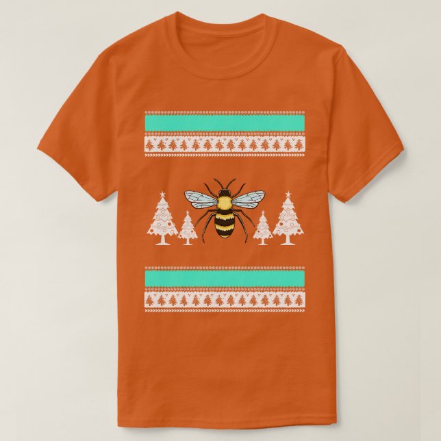 Camiseta Bee Ugly Christmas (Frente do Design)