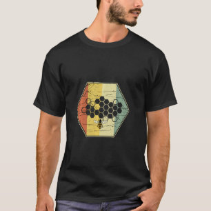 Camiseta Bee Whisperer Honeycomb Retro Bee Beekeeper