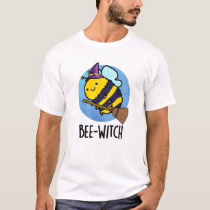 Camiseta Bee-witch Engraçado Bee Pun