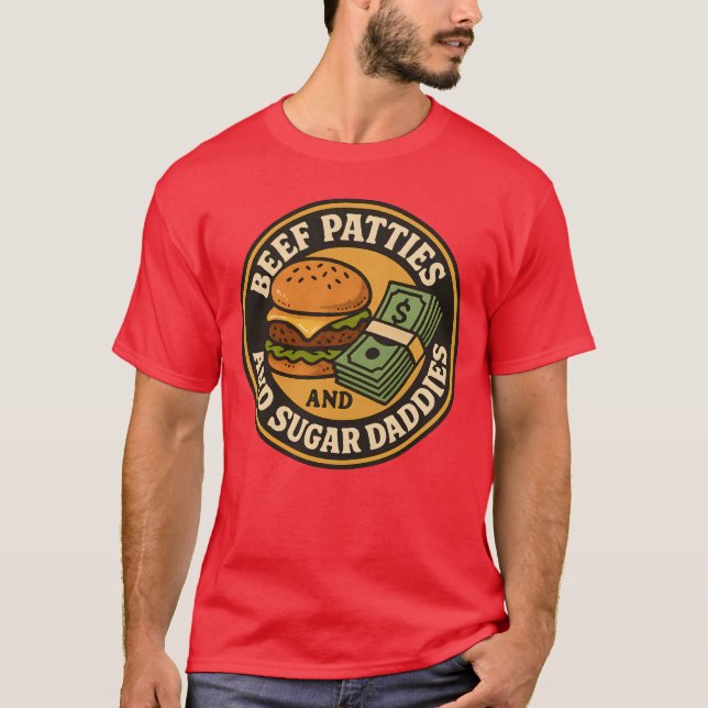 CAMISETA BEEF PATTIES AND SUGAR DADDIES (Frente)