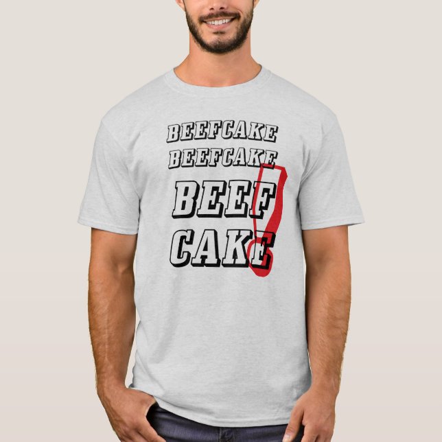 Camiseta BEEFCAKE do Beefcake do Beefcake! T (Frente)